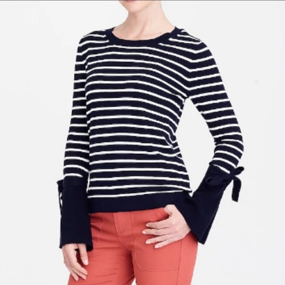 Haut à Nouer Rayé J.Crew Mercantile Taille S - Top Femme Coton Occasion Très Bon état